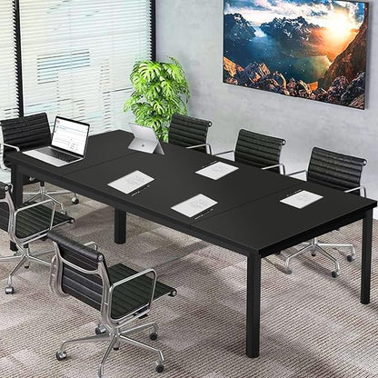 Computer Desk, 71 inches Desk & Workstations for Home Office, Writing Study Corner Desk, Modern Simple Style Laptop Table, Easy to Assemble, Black