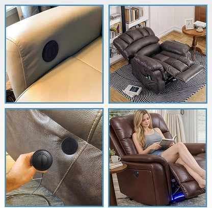 Power Recliner Switch with Two Button Five Pin Plug for Electric Sofa Lift Chair,Round Hand Control Handset Lift Chair Remote Replacement Straight Plug 1.8m / 6ft Power Cord