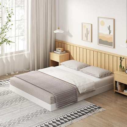 EMODA 4 Inch California King Box Spring Bed Base, 3000 LBS Heavy Duty Metal Mattress Foundation with Fabric Cover, Easy Assembly