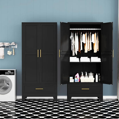 GAIOUS Steel Armoire Wardrobe Closet