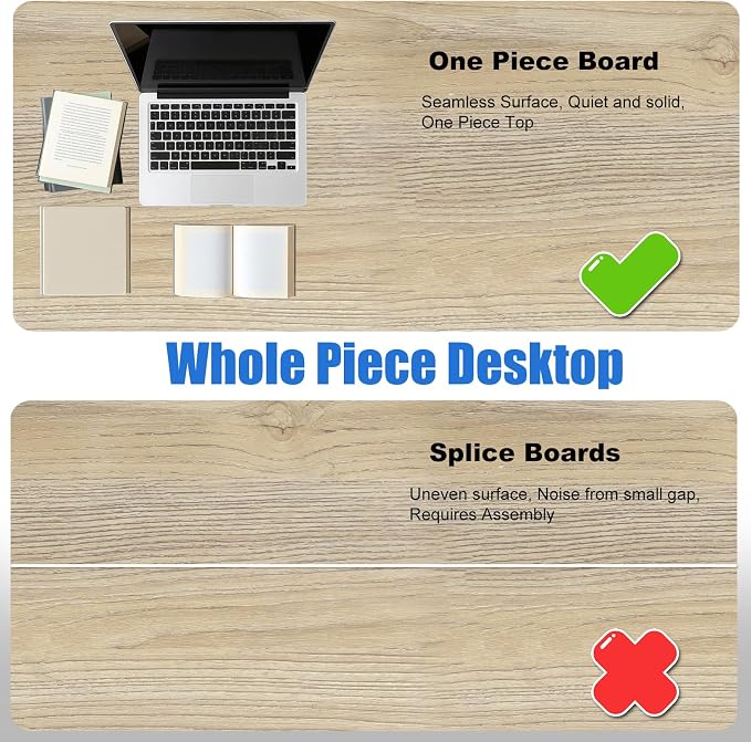 Whole Piece Standing Desk with Wheels Adjustable Height - Mobile Stand up Desk with Lockable Casters, Portable Sit Stand Desk Electric for Home & Office Workstation