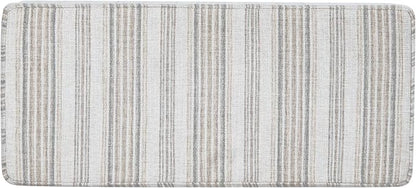 HomePop Malmo 36" Storage Bench - Gray Striped Pattern