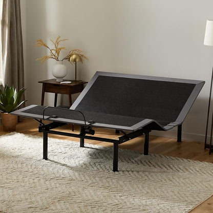 Lucid® L150 Adjustable Bed Frame – Head & Foot – Wireless Remote, Queen
