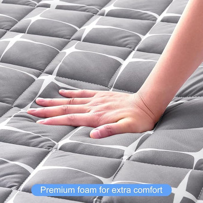 Premium Foam Japanese Floor Mattress,100% High Density Comfortable Foam, Thicken Tatami Mat Sleeping Pad,Foldable & Portable Kids Adults Sleeping Mats for Guest Room, Dormitory,Full (80" X 54")