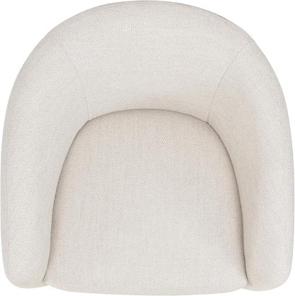 HomePop 360° Swivel Barrel Accent Chair - Putty Woven Fabric