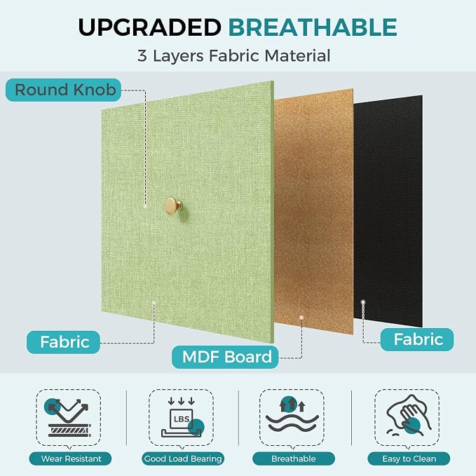 OLIXIS 5 Drawer Dresser for Bedroom, Storage Organizer Unit for Closet | Chest of Drawers for Clothes Storage with Bins, Wide Fabric Bedroom Dresser, Wooden Top, Living Room, Light Green