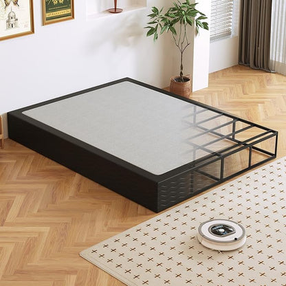 10 Inch High Profile Queen Box Spring, Heavy Duty Metal Frame Mattress Foundation with Fabric Cover, Easy Assembly, Noise-Free (10 Inch, Queen)