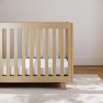 Storkcraft Beckett 3-in-1 Convertible Crib – GREENGUARD Gold Certified, Fits Standard Crib Mattress, Converts to Toddler Bed and Daybed, 4 Mattress Heights, Grow-with-Me Design (Driftwood)