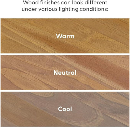 Plank+Beam Modern Solid Wood Console Table, 46 Inch, Sofa Table, Narrow Entryway Table for Hallway, Behind The Couch, Living Room, Foyer, Easy Assembly, Pecan