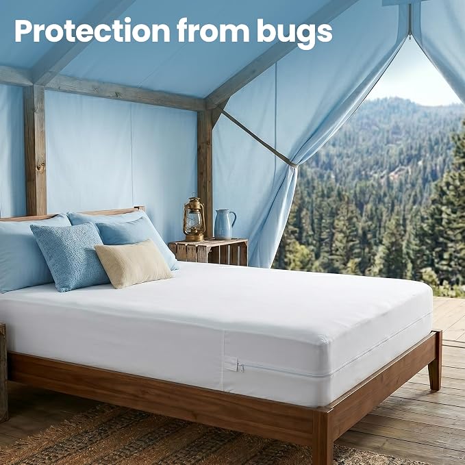 Utopia Bedding Waterproof Mattress Protector Full XL Size (Pack of 10), Zippered Mattress Encasement Bed Bug and Dust Mite Proof, Absorbent Six-Sided Mattress Cover