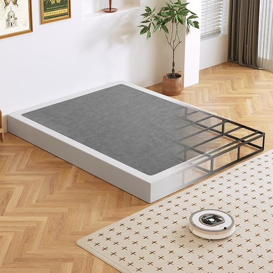 Box Spring, Metal Frame Mattress Foundation with Fabric Cover, Easy Assembly, Noise-Free (7 Inch, King)