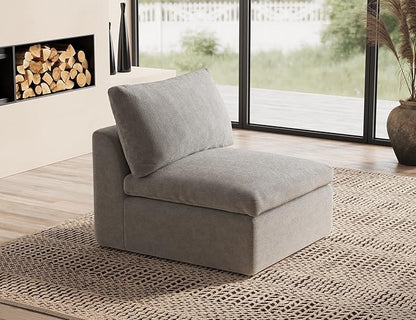 ohllob Middle Back for Cloud Sectional Couches Living Room, Modular, Boneless