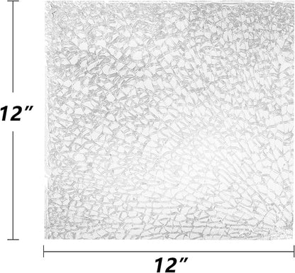 GASPRO 10 lbs Fire Glass for Propane Fire Pit, 1/2-Inch Decorative Firepit Glass Rock for Gas Fireplace, Ice Clear