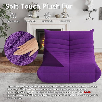 WHGBJA Bean Bag Chair for Adults, Lazy Bean Bag Sofa for Bedroom, Living Room, Reading, Gaming Floor Sofa Chair, Boneless, Comfy