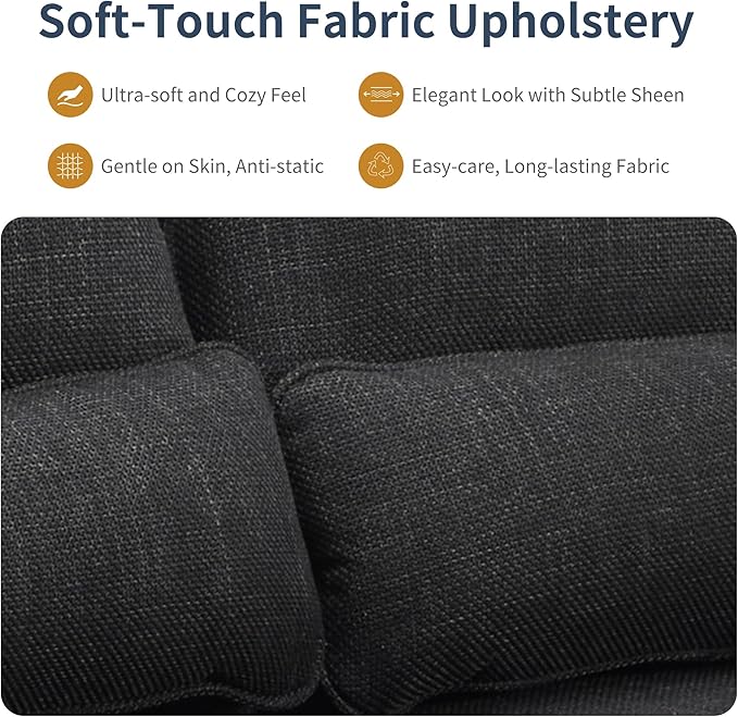 L-Shaped Sectional Sofa with Storage, Reversible Sleeper Sofa Couch with Chaise, Soft Fabric Upholstered Modular Couch with Cup Holder & Side Pockets, 1000lbs Capacity for Living Room