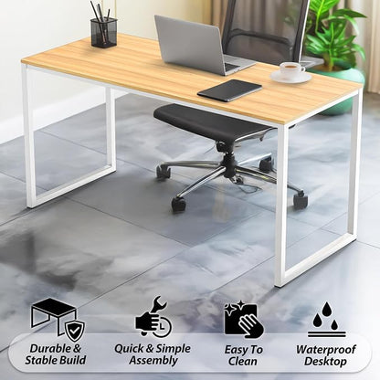 SHW Mission 32-Inch Home Office Computer Desk, Oak