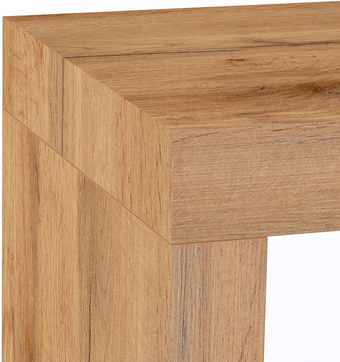 Mobili Fiver, Evolution Desk 70.9 x 23.6 in, Rustic Oak with One Leg, Made in Italy