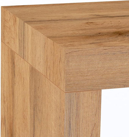 Mobili Fiver, Evolution Desk 47.2 x 23.6 in, Rustic Oak with One Leg, Made in Italy
