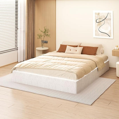 NHODIR 9 Inch Box Spring Queen Size Bed Base, Heavy Duty 3000LBS Metal Bed Foundation, Noise-Free & Tool-Free Easy Assembly,Mattress Support Base for Queen Bed