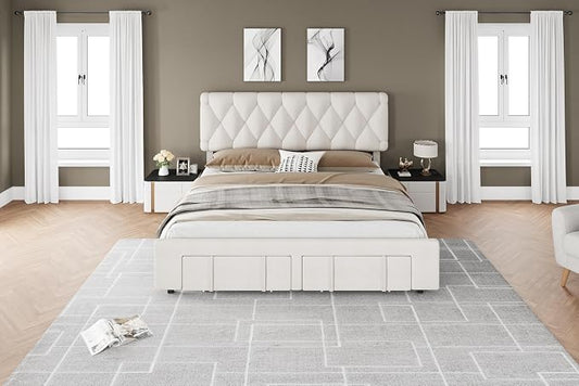GarveeHome Queen Size Bed Frame,