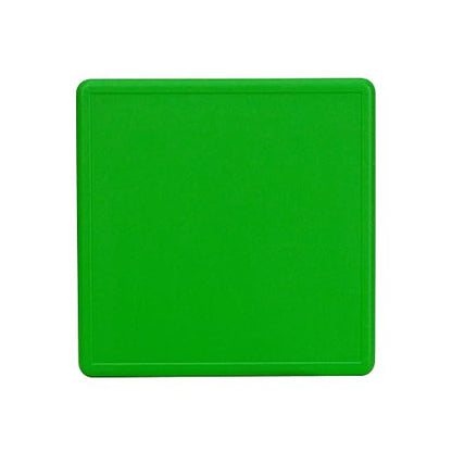 EMMA + OLIVER 24" Square Green Plastic Height Adjustable Activity Table