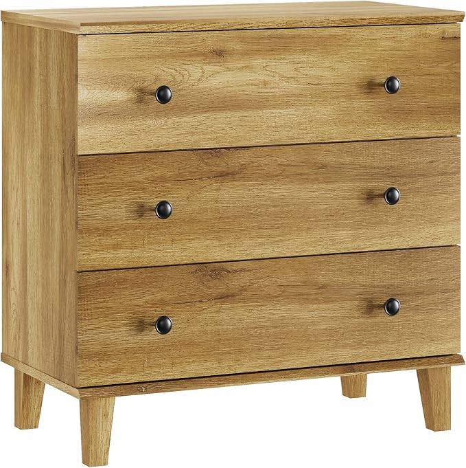 Rustic Drawer Dresser with 9 Drawers 3 in 1 Storage Dressers Organizer for Bedroom, Kids Room Living Room,Brown Oak