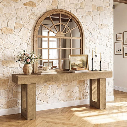 Tribesigns 78.74-Inch Extra Long Console Table | Wooden Rectangular Sofa Table Behind The Couch, Farmhouse Entryway Table for Entrance, Hallway, Living Room