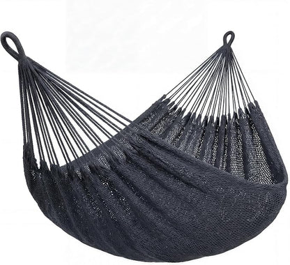 SUNCREAT Hammocks Outdoor Hammock Swing, Extra Large Hammock 2 Person Heavy Duty, Gray