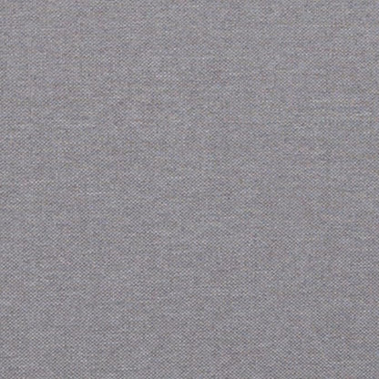 EMMA + OLIVER Upholstered Twin Size Headboard with Nailtrim in Light Gray Fabric