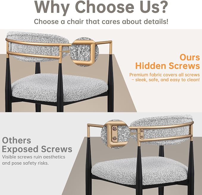 Morden Fort Modern Dining Table and Chairs Set for 4, 70" Black Dining Table with White Faux Marble Top and 4 Upholstered Chairs for Kitchen, Restaurant and Conference