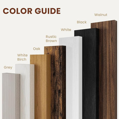 Vivelove 12" Deep Floating Shelves for Wall 36" Long, Wall Shelves for Bedroom Living Room Bathroom Kitchen Laundry Room, Farmhouse Rustic Shelves for Home Decor, 36" X 12" X 2" Set of 2, Grey