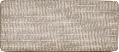 HomePop Malmo 36" Storage Bench - Tan Geometric Pattern