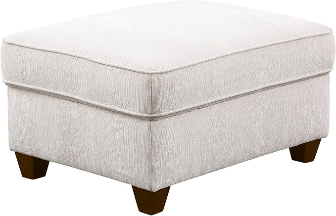 Ball & Cast 127" L-Shaped Sectional Couches for Living Room with Movable Ottoman,2 Cup Holders & USB Ports,7 Seat Chenille Upholstered Sofa W/6 Throw Pillows & Hidden Storage Box,DIY Combination,Beige