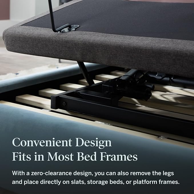 Lucid® L600 Adjustable Bed Frame – Zero Gravity – Massage – App, Twin XL