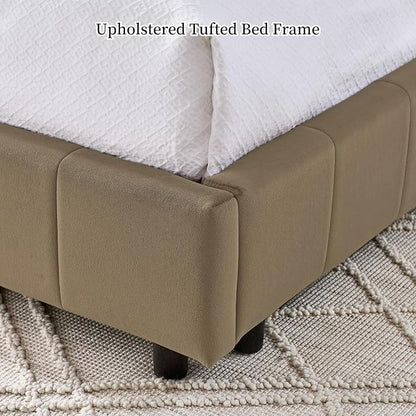 KEIKI Full Size L Shape Corner Bed Frames with Backrest and Armrests, Velvet Upholstered Sofa Daybed for Small Room, Living Room, Bedroom, Guest Room, Kids' Room