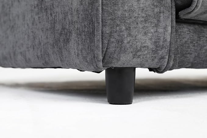 ERYE Foldable Loveseat Sofa Convertible Pull Out Sleeper Sofabed,2 Seat Tufted Upholstered Sofa Modern Convertible Sleeper Couch Bed with Cupholders and Side Pockets