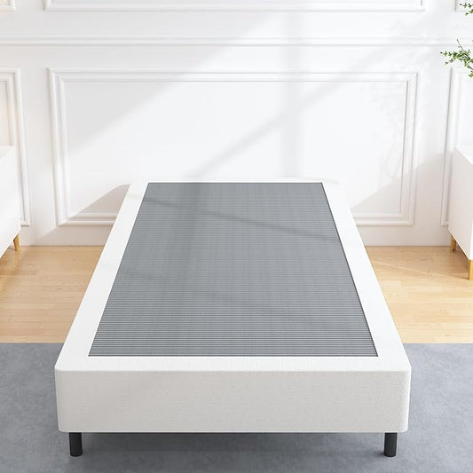 ALDRICH 7 Inch Heavy Duty Metal Box Spring Mattress Foundation 1500lbs Max Weight Capacity/Non-Slip/No Noise/Easy Assembly/Easy Clean Cover,Twin XL
