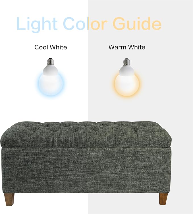HomePop Ainsley 40" Storage Ottoman Bench - Green Clover Fabric