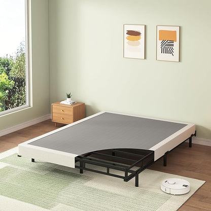 FMDMR King Box Spring for King Bed,5 Inch King Size Box Spring Only with 3000lbs Max Weight Capacity Durable Mattress Foundation Easy Assembly, Non-Slip, Noise Free