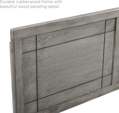 Modway MOD-6221-GRY Archie Full Wood Headboard, Gray