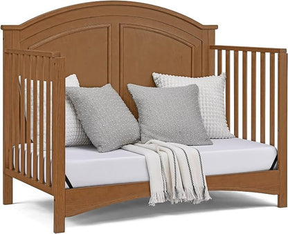 Delta Children Perry 6-in-1 Convertible Crib - Greenguard Gold Certified, Chestnut