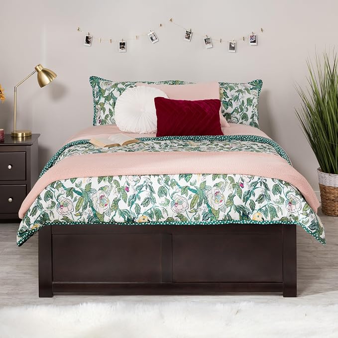 AFI, Concord Full Platform Bed with Footboard & Storage Drawers, Espresso