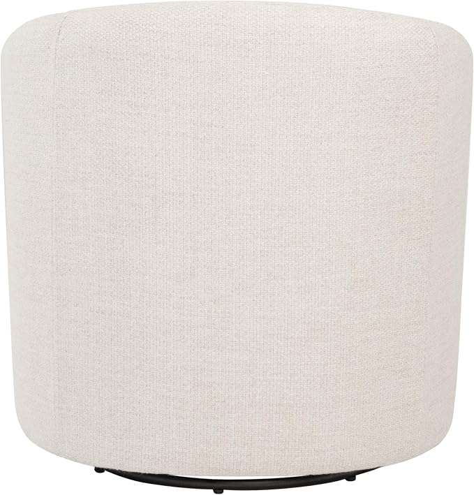 HomePop 360° Swivel Barrel Accent Chair - Putty Woven Fabric