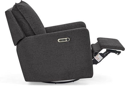 babyGap Harlowe Power Recliner with USB-A and Type-C Ports by Delta Children - Greenguard Gold Certified – Stain-Resistant Performance Fabric is Oeko-TEX Standard 100 Certified, Charcoal