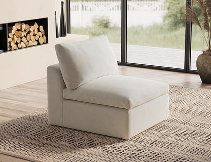 ohllob Middle Back for Cloud Sectional Couches Living Room, Modular, Boneless