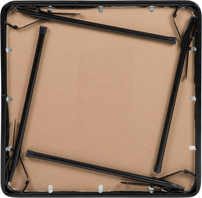 EMMA + OLIVER Kids Black Folding Table