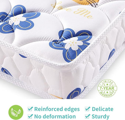 Crib and Toddler Mattress - 52" x 27.6" x 5" - Breathable Firm Premium Foam Standard Size for Baby Bed