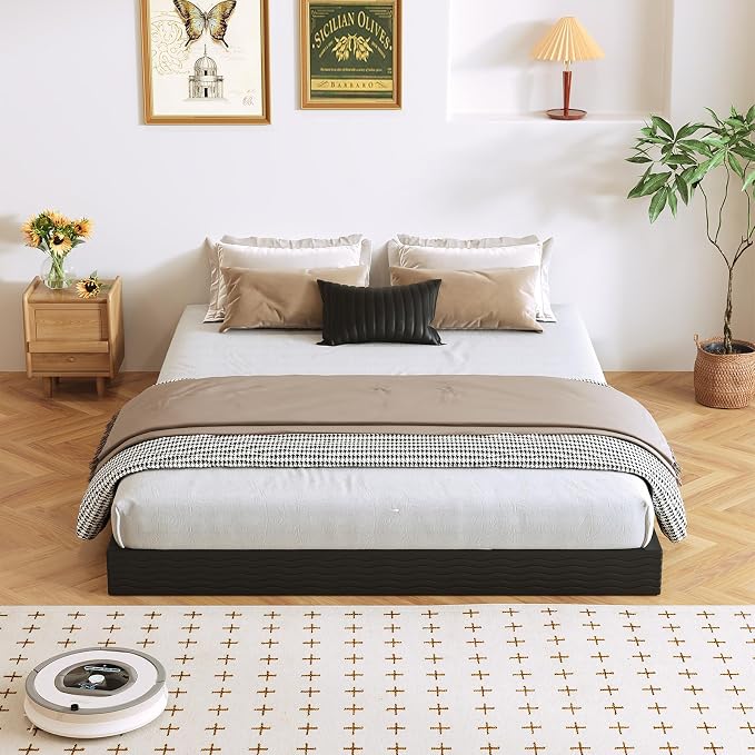 Box Spring, Metal Frame Mattress Foundation with Fabric Cover, Easy Assembly, Noise-Free (5 Inch, King)