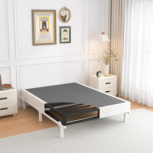 ROIL 7 Inch Twin Size Box Spring, Heavy Duty Metal Bed Base Mattress Foundation with Fabric Cover, 3500lbs Max Weight Capacity, Easy Assembly, Noise Free, Non-Slip