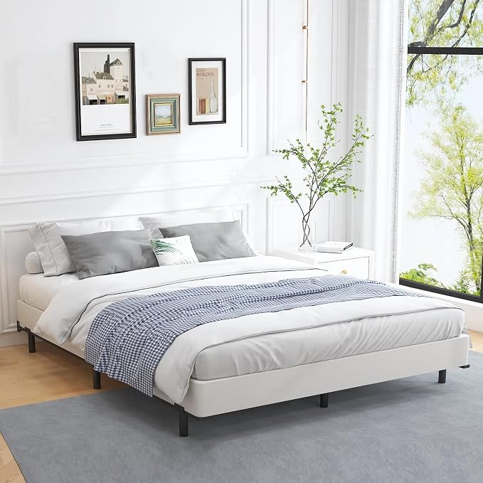 Vaciwe 6 Inch Full Box Spring and Cover Set, Box Springs Full Size, Heavy Duty Mattress Foundation, Easy Clean Cover, Simple Assembly